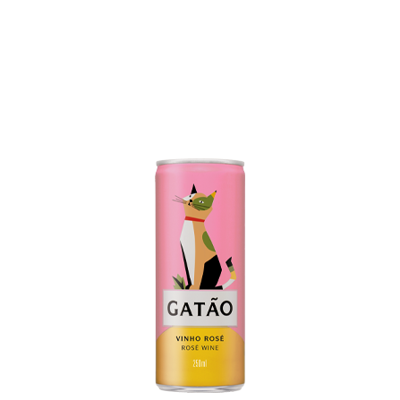 Gatão Vinho Rosé Lata